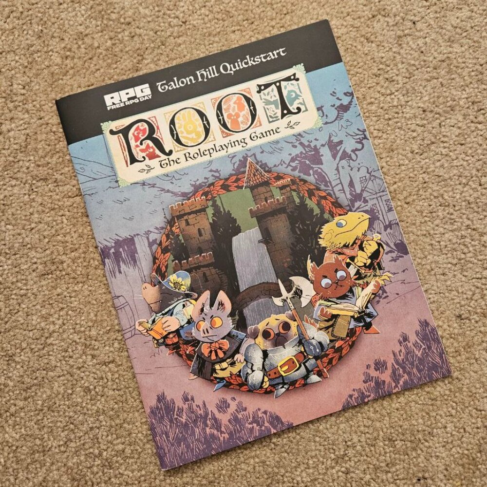 Root The Roleplaying Game Free RPG Day Talon Hill Quickstart Book - NEW